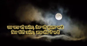 Good night Shayari in Punjabi - Punjabi Good night Love quotes - ਗੁੱਡ ਨਾਇਟ status in punjabi language